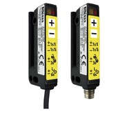 Mesin Pelabel Otomatis KJT-FS3-40NT M8 PNP NPN Deteksi Optik Transparan Sensor Jarak Label Fotoelektrik