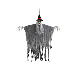 Décorations d'Halloween Crâne Lumineux et Fantôme avec Activation Sonore pour Maisons Hantées, Fêtes et Farces - Product Image 5
