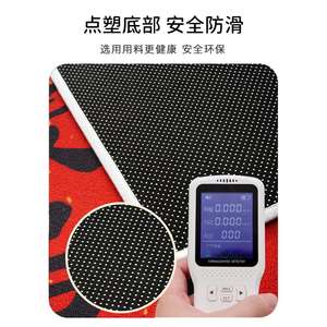 Tapis de bureau géométrique moderne, rectangulaire, antidérapant, pour bureau, salle d'étude, tapis de sol - Product Image 2