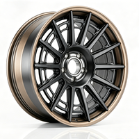Jantes forgées noires à rayons 20 pouces 9J ET30 5x114.3 CB73.1 légères bronze mat pour mise à niveau Tesla Model 3 Model Y