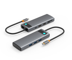 <span class=keywords><strong>Hub</strong></span> <span class=keywords><strong>USB</strong></span>-<span class=keywords><strong>C</strong></span> 8 en 1 con LAN 2.0, <span class=keywords><strong>USB</strong></span> 3.0, Lector de Tarjetas SD/TF, <span class=keywords><strong>USB</strong></span>-<span class=keywords><strong>C</strong></span> PD 100W, Aleación de Aluminio para Laptop/Escritorio - En Stock - Product Image 1