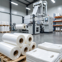 Petite machine de soufflage de film HDPE LDPE, extrudeuse plastique pour la fabrication de film PE