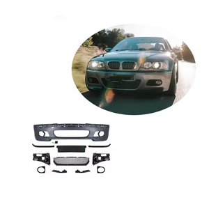 Parachoques Delantero Estilo M-Tech M-sport Compatible con BMW <span class=keywords><strong>E46</strong></span> 323i 325i 328i <span class=keywords><strong>330i</strong></span> 1999-2006 con Luz Antiniebla, Accesorios Exteriores, Pieza de Mejora - Product Image 1