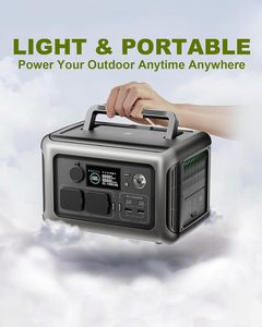 ALLPOWERS R600 Super-Quiet Portable <b>Power</b> Station 299Wh 600W Battery Backup UPS MPPT Solar <b>Generator</b> for Outdoor Camping - Product Image 6