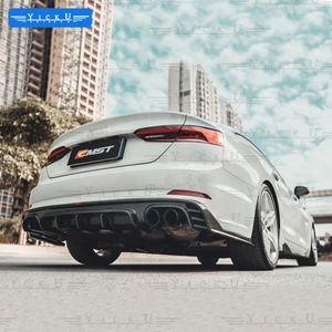 YICKU Kit Carrozzeria in Fibra di Carbonio di Alta Qualità per Audi <span class=keywords><strong>A5</strong></span> S5 RS5 <span class=keywords><strong>2019</strong></span>+ - Upgrade CMST: Labbro Anteriore, Diffusore Posteriore, Minigonne Laterali - Ricambi Auto - Product Image 5