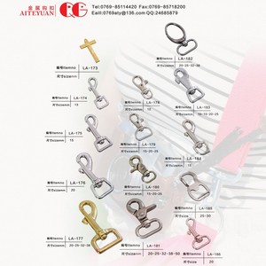 Broche de gatillo giratorio de alta resistencia de Metal de aleación de Zinc, hebilla de gancho, Clip de ojo giratorio DIY para collares, correa de perro, accesorio de Hardware - Product Image 4