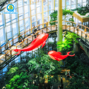 Chất Liệu Nylon Thân Thiện Với Môi Và Bền <span class=keywords><strong>Inflatable</strong></span> Bay Cá Cho Tương Tác Khuyến Mãi Thương Hiệu Quảng Cáo Inflatables - Product Image 1