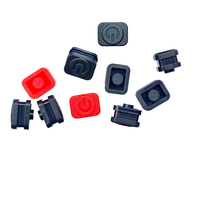 Usine en gros carré Silicone Keycaps housse de protection pour bouton de commutation d'alimentation couleur personnalisée Logo inducteurs bobines Application