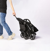Poussette bébé pliable sur mesure en gros, légère, en aluminium, pour voyage, compacte, chariot de bébé pour avion