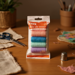 Filo da Cucito Ilan 5 Pezzi 40S/2 Confezione Colorata per Lavori Artigianali - Product Image 2