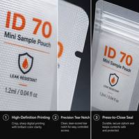 Mini Nut Sample Bag 30g 50g 3 Side Seal Moisture Proof Resealable Custom Printed Gift Packaging Mixed Nut Trial Snack Pack