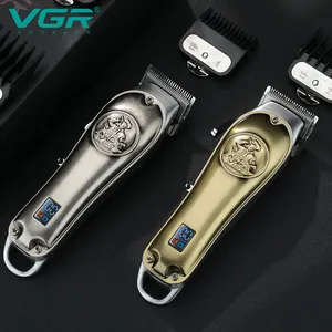 VGR V-658 High Quality Powerful USB Professional Rechargeable Men Hair Trimmer Electric Barber Cordless Hair Clippers