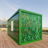 Casa Contenedor Modular Versátil, Estructura Prefabricada Desmontable, Unidad de Vivienda de Entrega Rápida para Proyectos de Construcción