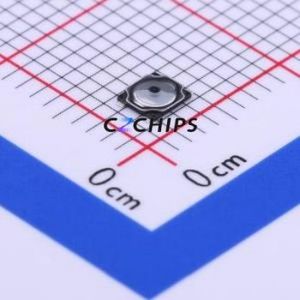 1TS016A-2200-0600-CT Tactile Switch SMD,2.6x3mm Switch Single Pole Single Throw Round Button 2.2N Vertical Mount - Product Image 1