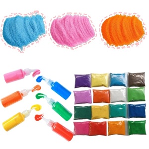 Sabbia Colorata Fine per Protezione Ambientale, Sabbia Texturizzata per Pittura, Arte Multisensoriale, Design Moderno per Scuole - Product Image 1