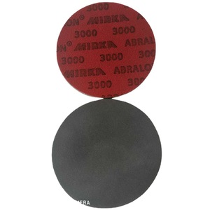 Disque de ponçage MIRKA Abralon 6 pouces, grain 2000, rouge, avec dos adhésif, pour finition fine - Product Image 5