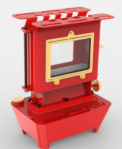 Réchaud à kérosène portable rétro SOLOMAN SMS-K002 en acier inoxydable noir, barbecue de camping en plein air, lampe de chauffage d'ambiance 30 cm x 30 cm - Product Image 6