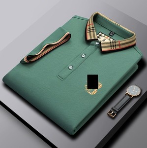 Haute qualité hommes à manches courtes décontracté pour Polo brodé robe d'été carré Style formel-disponible en gros - Product Image 6