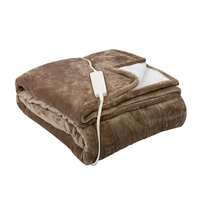 Plaid chauffant électrique personnalisé pour bureau à domicile, automne-hiver, en polaire super douce, matelassé, lavable, taille personnalisée