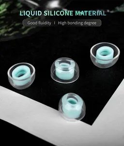 KBEAR KT02 Écouteurs de remplacement en <span class=keywords><strong>silicone</strong></span> liquide IEM HiFi Sound Embouts d'oreille 4 paires XS S M L pour KZ ZST ZS10 <span class=keywords><strong>PRO</strong></span> ZS10 <span class=keywords><strong>PRO</strong></span> X AS10 - Product Image 3