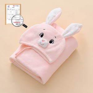 Asciugamano da Bagno in Velluto Corallo per Bambini, con Cappuccio, per Ragazzi e Ragazze, <span class=keywords><strong>Accappatoio</strong></span> ad Asciugatura Rapida e Assorbente per Neonati - Product Image 3