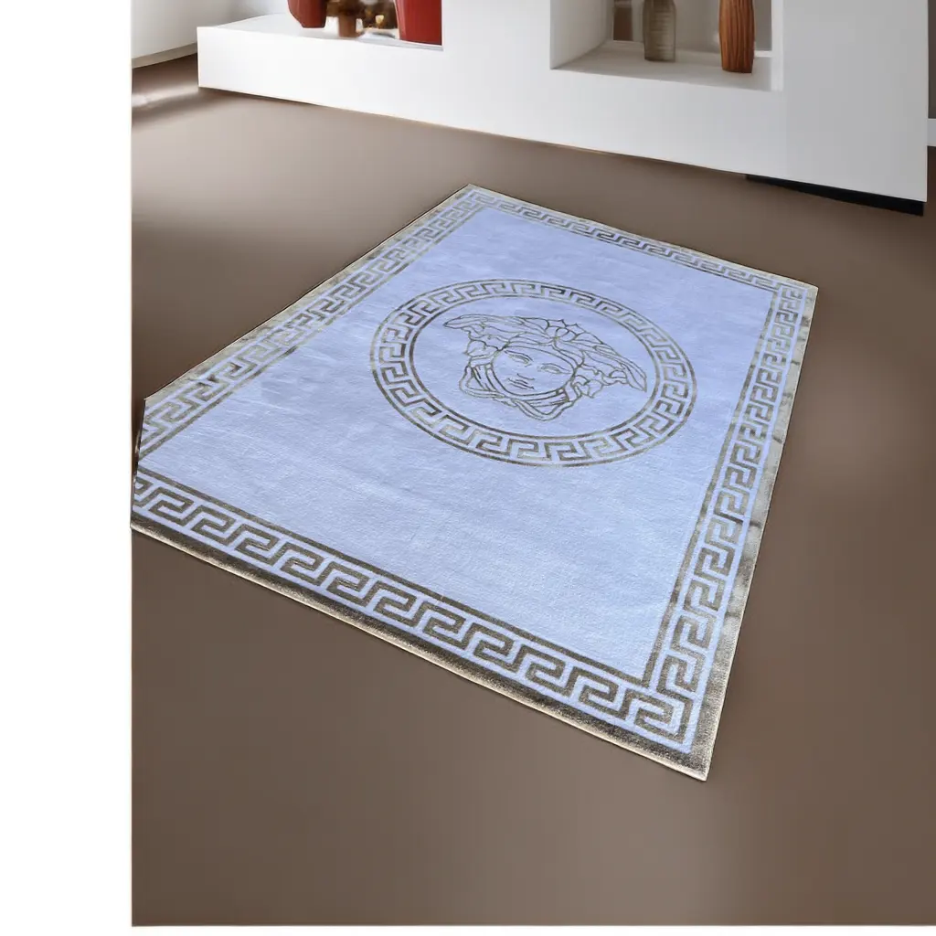 Hand gefertigter Teppich Maß gefertigte Wollte ppiche Tufted Carpets Logo angepasst Wasch barer Teppich für Schlafzimmer