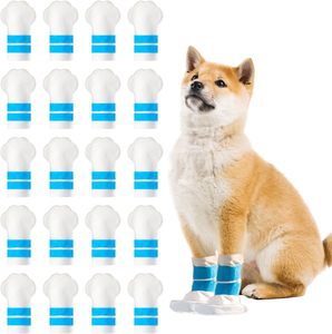 Stivali Monouso Impermeabili OEM per la Protezione delle Zampe dei Cani con Cinghie Regolabili, Copriscarpe Antisporcamento per Passeggiate - Product Image 1