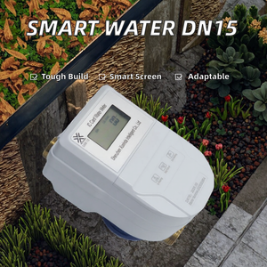 <span class=keywords><strong>Compteur</strong></span> d'<span class=keywords><strong>eau</strong></span> prépayé intelligent en laiton DN15 Affichage numérique avec valve de radiofréquence précise Protection IP68 personnalisable OEM - Product Image 2
