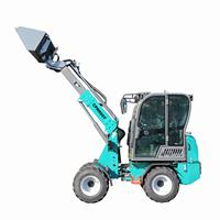 Minipala compatta da 0,8 tonnellate con batteria da 72V 200Ah, sterzo completamente idraulico, piccola pala per lavori agricoli e edili