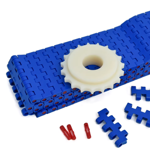 Courroie plate en maille durable 1270, vitesse réglable, largeur 76,2 / 152,4, fabriquée en matériau <span class=keywords><strong>POK</strong></span> - Product Image 2