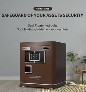 Double Alarm Thickness of Door 12 mm Solid Steel Intelligent Home Business <b>Safe</b> <b>Box</b> for Money Jewelry - Product Image 3