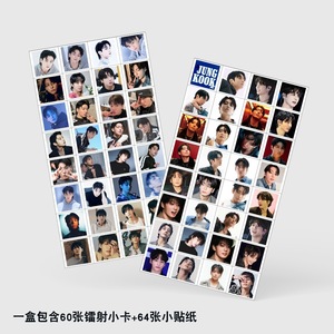 124 piezas/caja Tarjetas LOMO de merchandising BT con foto láser de Bangtan Boys ARIRANG JungKook V <span class=keywords><strong>JIMIN</strong></span> SUGA RM J-HOPE JK - Product Image 6
