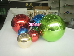 Bola decorativa de <span class=keywords><strong>Metal</strong></span> para decoración de jardín, balancín hueco de 36, 40 y 900mm, 1000mm, de acero inoxidable, medio redondo, de terracota Orb 36 - Product Image 6