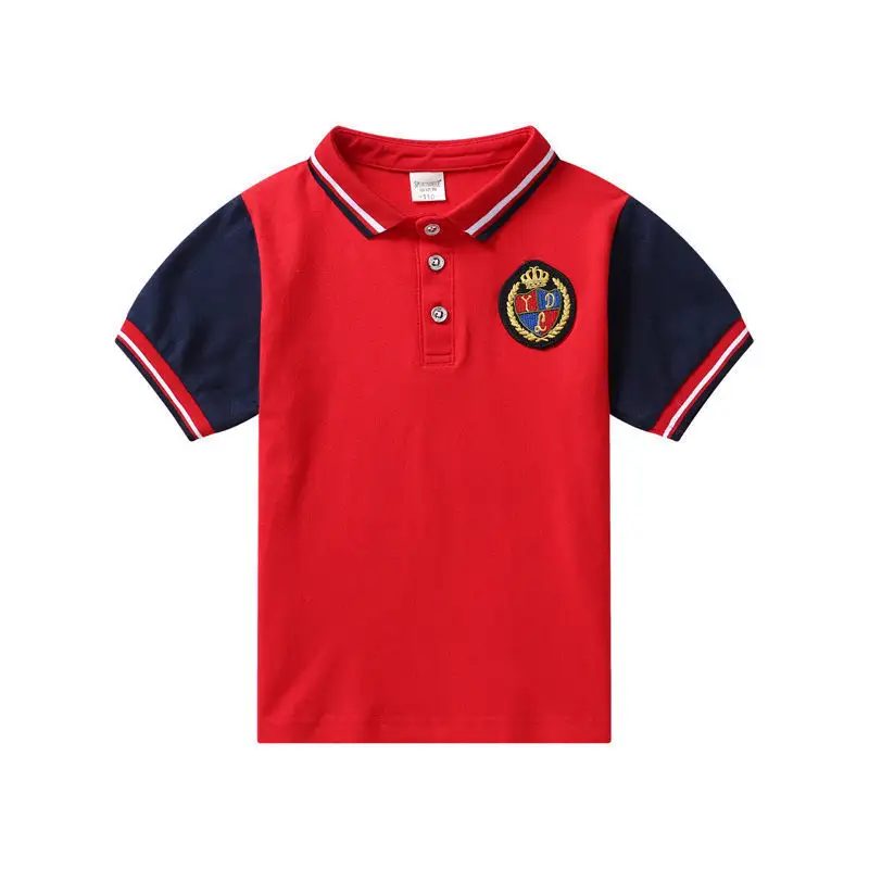 Alta qualidade algodão/poliéster crianças personalizadas camisas polo t bordado personalizado impressão polo t camisas fabricante uniformes