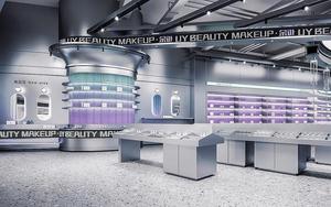 Các công nghệ tốt nhất thiết kế mỹ phẩm phụ kiện treo tường LED Nước hoa hiển thị đứng Hanger Rack - Product Image 3