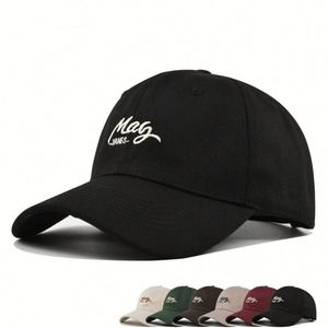 หมวกเบสบอลทรงโค้งแบบดั้งเดิมสำหรับผู้หญิง ฤดูร้อน สำหรับกิจกรรมกลางแจ้ง ผ้าฝ้าย 100% 6 แผง ปักลาย  รับสั่งทำ - Product Image 1