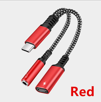 Adaptador de Audio Dajiang Tipo-C a 3.5MM, Carga Rápida PD, Divisor USB-C 2 en 1, Conector para Auriculares para Teléfono Móvil