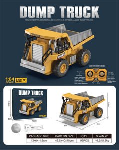 AiJH 1:64 Mini Camión Volquete RC <span class=keywords><strong>de</strong></span> Aleación, Juguetes <span class=keywords><strong>de</strong></span> Escritorio, Camión Volquete con Control Remoto <span class=keywords><strong>de</strong></span> 8 Canales, Camión Volquete RC <span class=keywords><strong>de</strong></span> Ingeniería - Product Image 6
