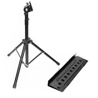 Sheet Music Stand Professional Portable Perforated Adjustable Holder Super Sturdy Suitable Instrumental Performance Band Travel
