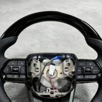 Volant de voiture personnalisé noir piano pour Toyota LC300, LC79, LC70, Camry, LC500, 500h (2016-2026) – Amélioration intérieure