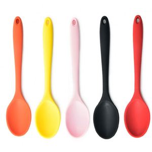 Factory Wholesale <b>Silicone</b> Kitchen Utensils Salad Shovel Mixing Spoon - Product Image 1