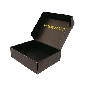 Boîte d'expédition en <span class=keywords><strong>carton</strong></span> personnalisée avec logo <span class=keywords><strong>rose</strong></span> pour les petites entreprises avec emballage en papier ondulé écologique - Product Image 2