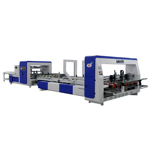 Machine à coller les cartons entièrement automatique Huayu Machinery Equipment type 1224 pour la formation et le collage de boîtes en carton ondulé - Product Image 1