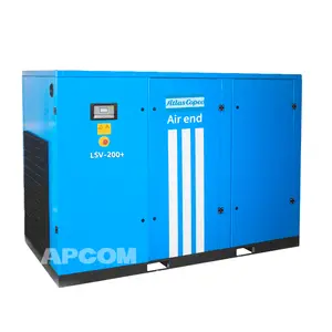 APCOM ar compresor 270hp 200kw parafuso rotativo inversor compressor 270 hp 200 kw