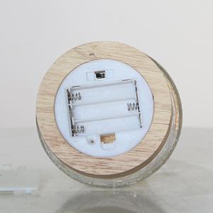 สินค้าขายดี โคมไฟแก้วทรงกรวย LED แสงวอร์มไวท์ พร้อมลวดทองแดง ขนาด 10*10*19 ซม. สำหรับตกแต่งบ้าน ห้องนั่งเล่น และเทศกาลคริสต์มาส - Product Image 4