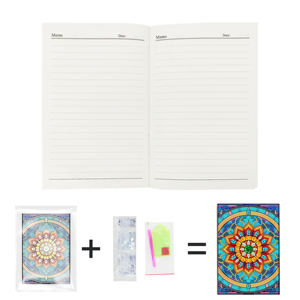 Al por mayor <span class=keywords><strong>Mandara</strong></span> con forma especial de diamante DIY diamante pintura A5 cuaderno para niños y adultos Regalos divertidos y geniales - Product Image 3