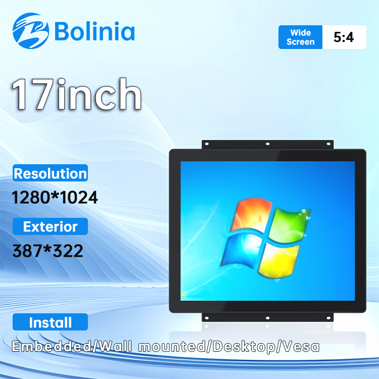 15.6/15/Inch Rack Mount Industrial Open Frame Embedded Capacitive Touch Screen IPS HD SSD Metal Panel PC in Stock