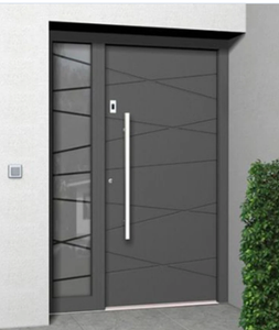 <span class=keywords><strong>Maison</strong></span> en fonte d'aluminium en acier inoxydable Porte d'entrée pivotante Entrée principale <span class=keywords><strong>de</strong></span> sécurité pour villas appartements hôtels Écran en fibre <span class=keywords><strong>de</strong></span> verre - Product Image 4