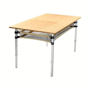 High Quality Lightweight Portable Outdoor <b>Folding</b> <b>Table</b> Adjustable Design for Beach Camping Terrace Family Events Gym <b>Picnics</b> - Product Image 1