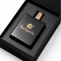Boîte à parfum magnétique de luxe personnalisée avec insert en mousse EVA, estampage à chaud en feuille d'or, emballage de parfum en papier rigide pour marque